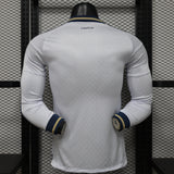 Italy 2026 Away Jersey – Player Version – Long Sleeve – White