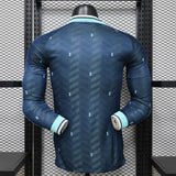 Germany 2026 Away Jersey – Player Version – Long Sleeve – Blue/Navy