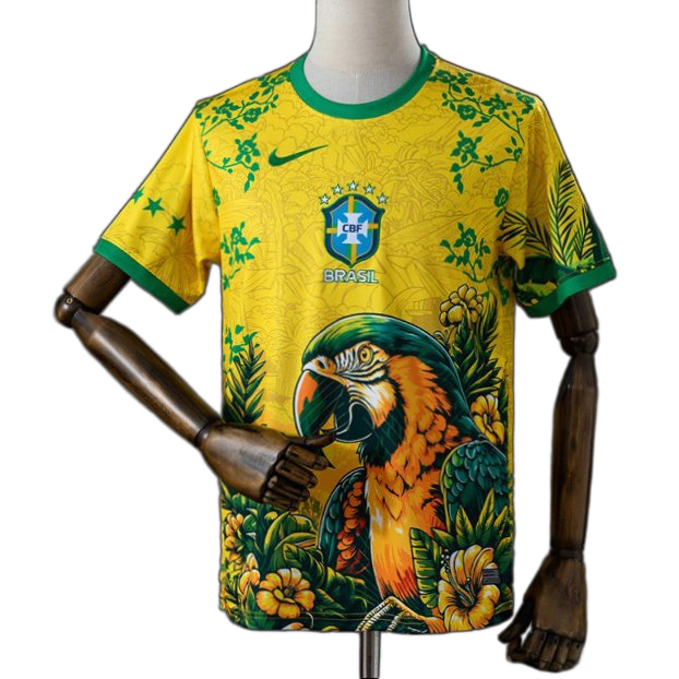 Brazil 2026 Jersey – Special Edition – Yellow/Green Graphic