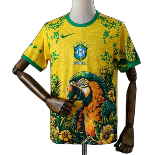 Brazil 2026 Jersey – Special Edition – Yellow/Green Graphic