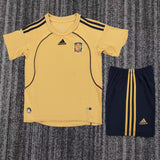 Spain 2008 Away Kids Kit – Retro Version