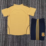 Spain 2008 Away Kids Kit – Retro Version