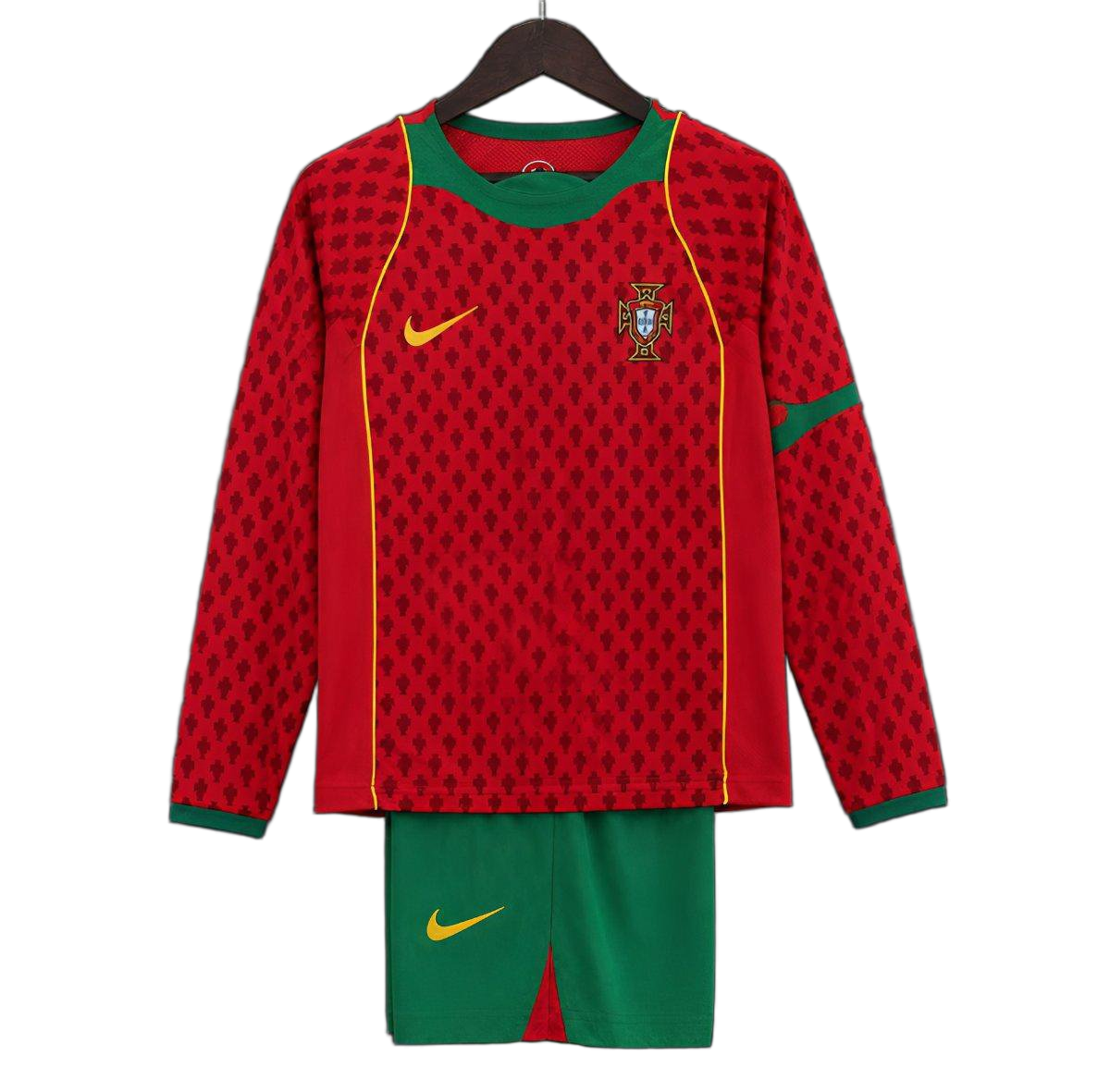 Portugal 2004 Home Kids Kit – Long Sleeve – Retro Version
