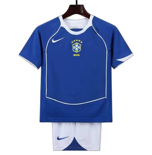 Brazil 2004 Away Kids Kit – Retro Version