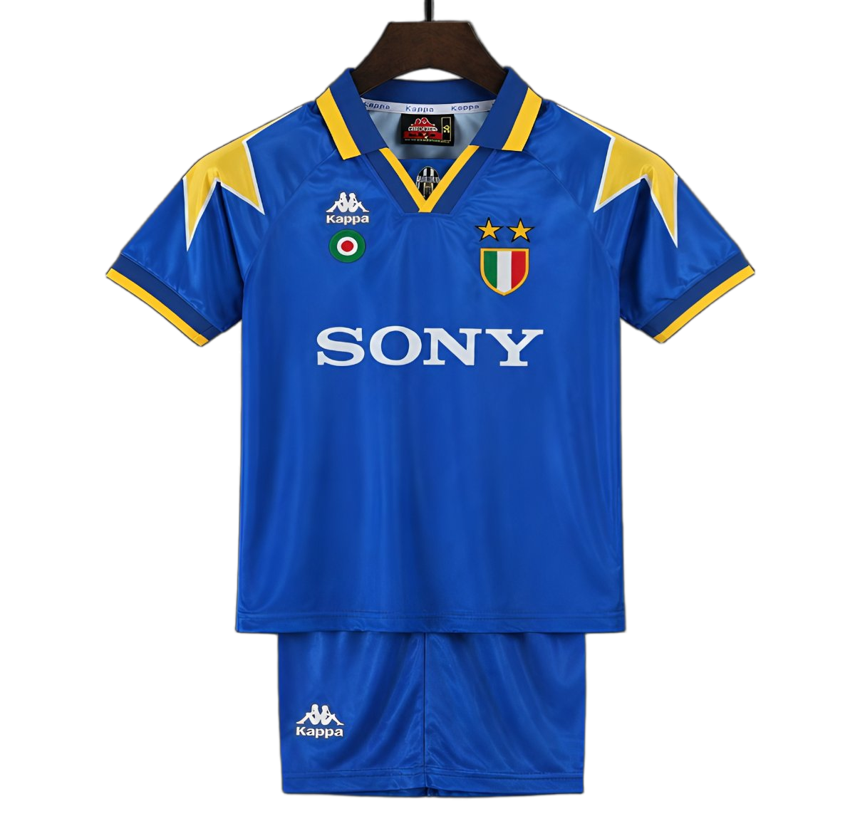 Juventus 1995/96 Away Kids Kit – Retro Version