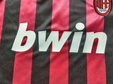 AC Milan 2009/10 Home Kids Kit – Long Sleeve – Retro Version