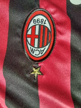 AC Milan 2009/10 Home Kids Kit – Long Sleeve – Retro Version