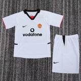 Manchester United 2002/03 Away Kids Kit – Retro Version
