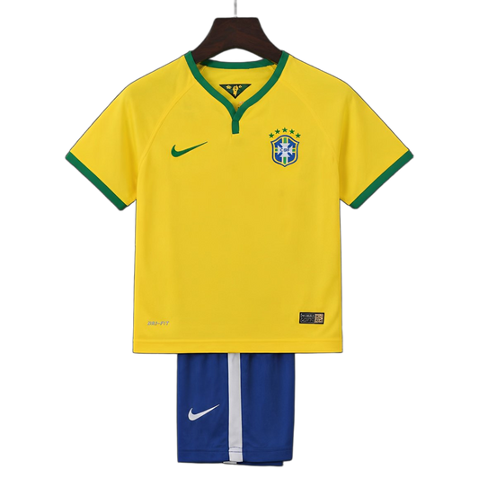Brazil 2014 Home Kids Kit – Retro Version