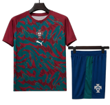 Portugal 2026 Pre – Match Shorts – Player Version – Red/Green
