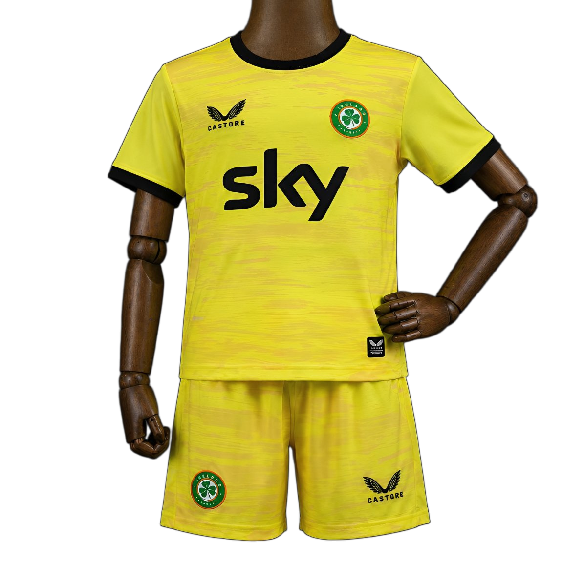 Ireland 2026 Goalkeeper Jersey – Kids – Yellow