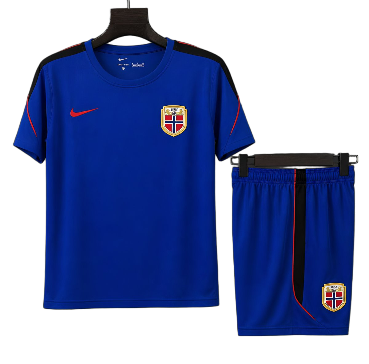 Norway 2026 Away Training Jersey – Red/Blue – Shorts Set