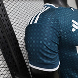 Real Madrid 2026/27 Camisola alternativa – Versão jogador – Azul/Verde-petróleo