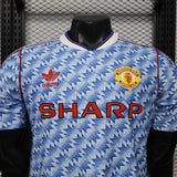 Manchester United 2026/27 Away Jersey – Player Version – Retro Version – Blue