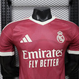 Real Madrid 2026/27 Third Jersey – Player Version – Red/Burgundy
