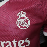 Real Madrid 2026/27 Third Jersey – Player Version – Red/Burgundy