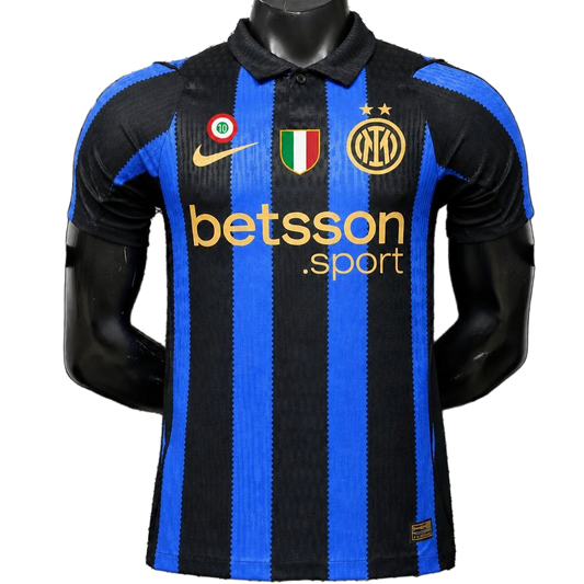 Inter Milan 2026/27 Home Jersey – Player Version – Black/Blue