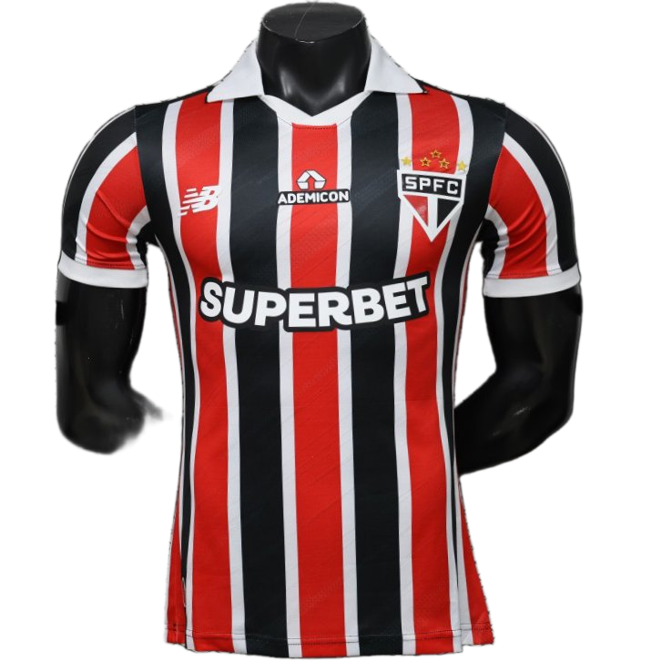 São Paulo 2026/27 Away Jersey – Player Version – Black/White/Red