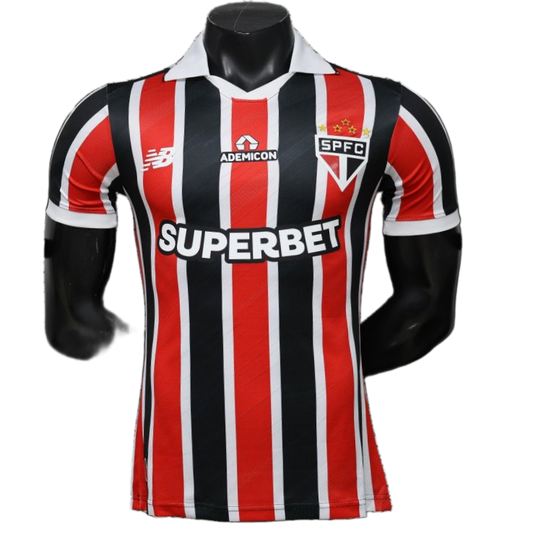 São Paulo 2026/27 Away Jersey – Player Version – Black/White/Red