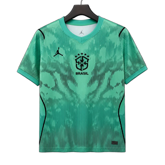 Brazil 2026 Goalkeeper Jersey – Black/Green – Jordan
