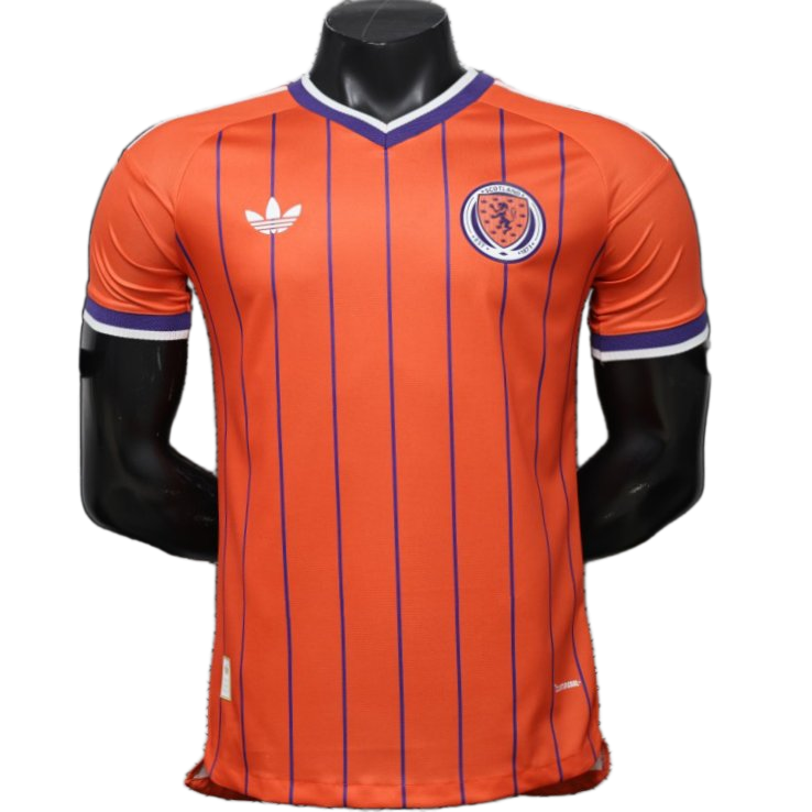 Scotland 2026/27 Away Jersey – Player Version – Purple/Orange