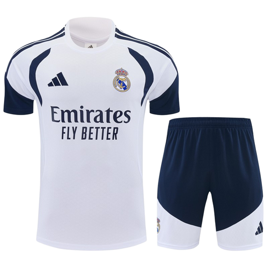 Real Madrid 2026/27 Jersey – White – Short Shorts