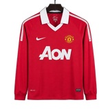Manchester United 2010/11 Home Jersey – Long Sleeve – Retro Version