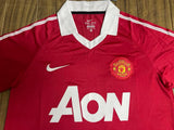 Manchester United 2010/11 Home Jersey – Long Sleeve – Retro Version