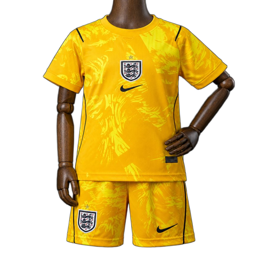 England 2026 Goalkeeper Kids Kit – Yellow
