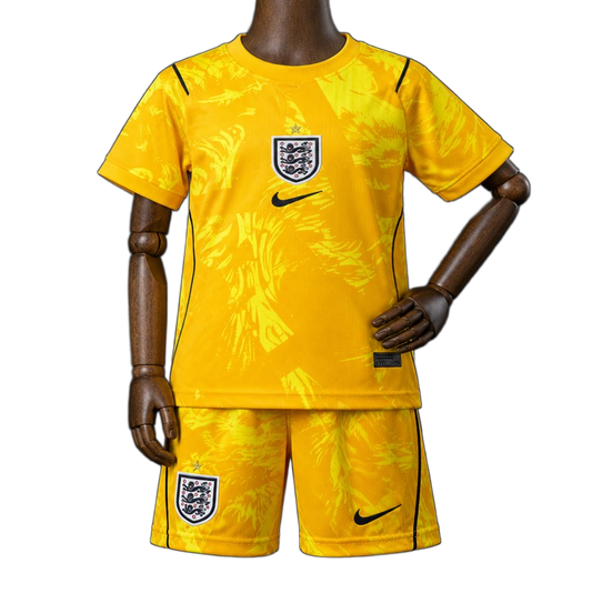 England 2026 Goalkeeper Kids Kit – Yellow