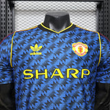 Manchester United 2026 Away Jersey – Player Version – Black/Blue