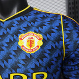 Manchester United 2026 Away Jersey – Player Version – Black/Blue