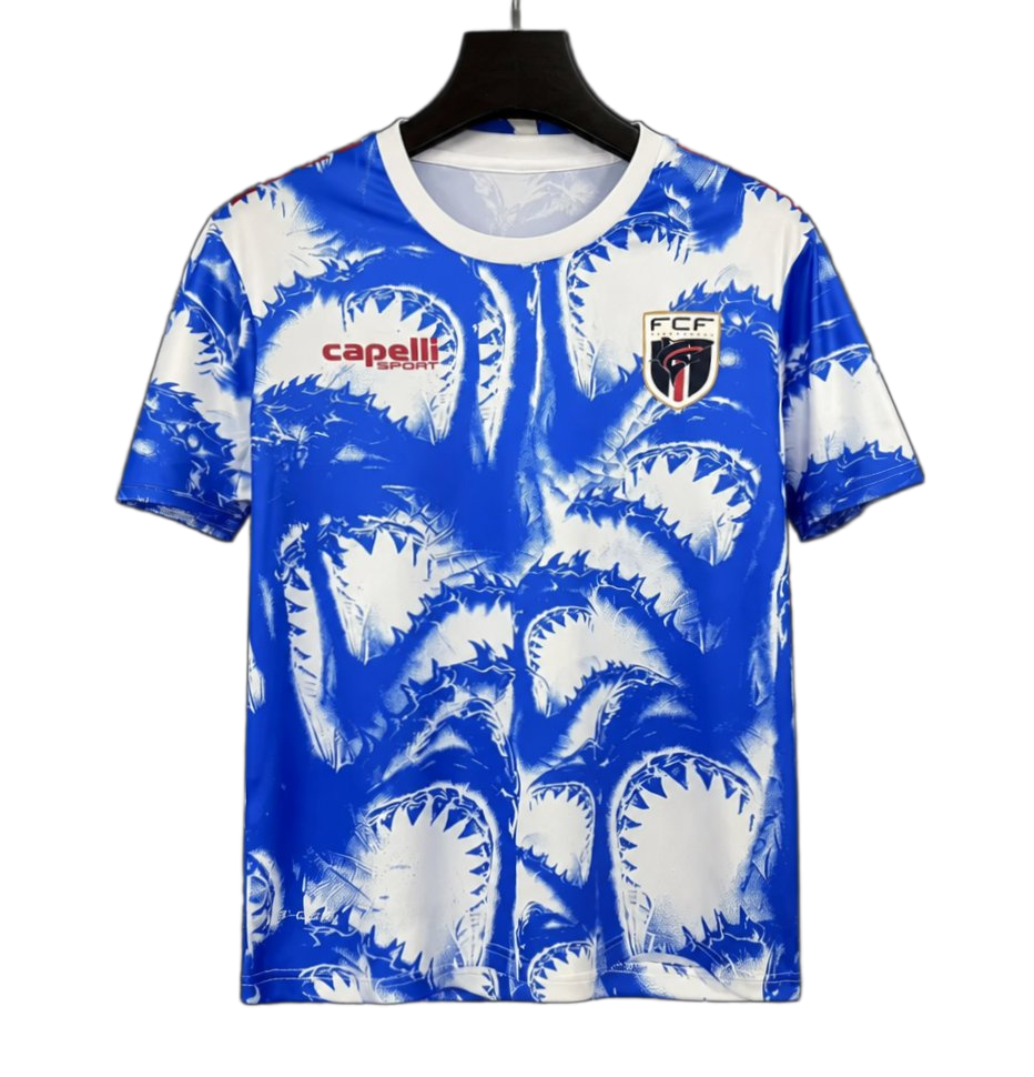 Cape Verde 2026 Training Jersey – White/Blue