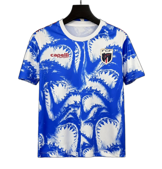 Cape Verde 2026 Training Jersey – White/Blue