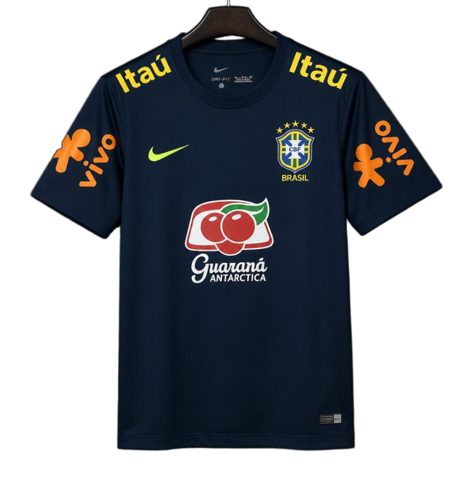 Brazil 2019 Training Training Top – Retro Version – Blue/Navy
