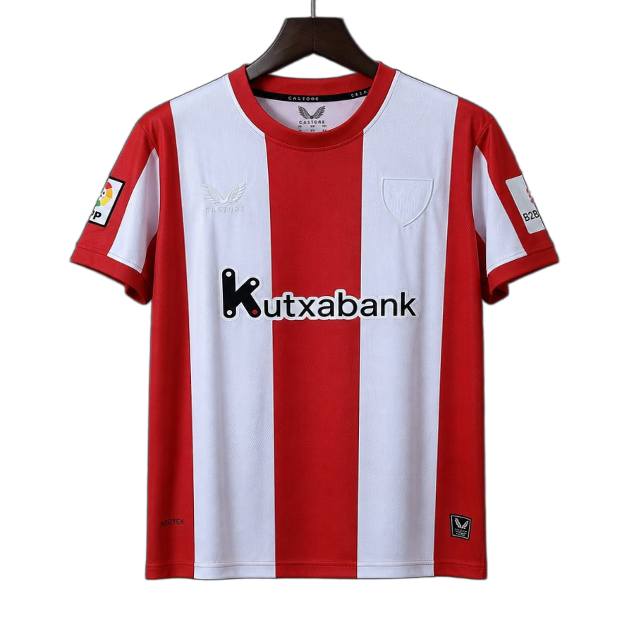Athletic Bilbao 2026/27 Home Jersey – Wide Red/White Stripes