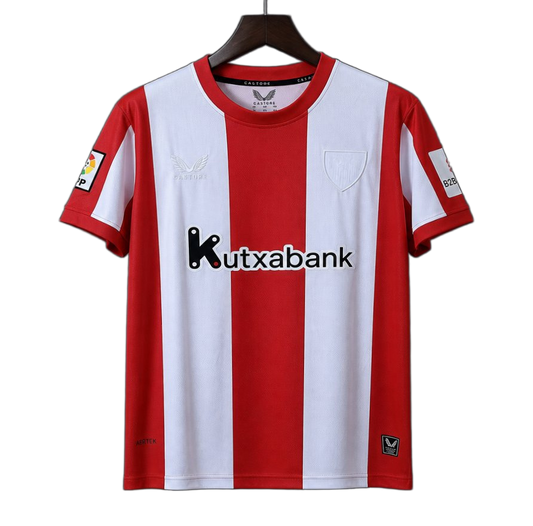 Athletic Bilbao 2026/27 Home Jersey – Wide Red/White Stripes