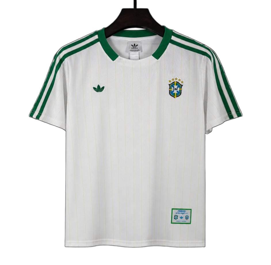 Brazil 2026 Jersey – Special Edition – White/Green – Terrace Icons