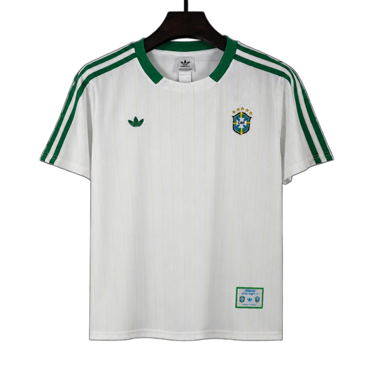 Brazil 2026 Jersey – Special Edition – White/Green – Terrace Icons
