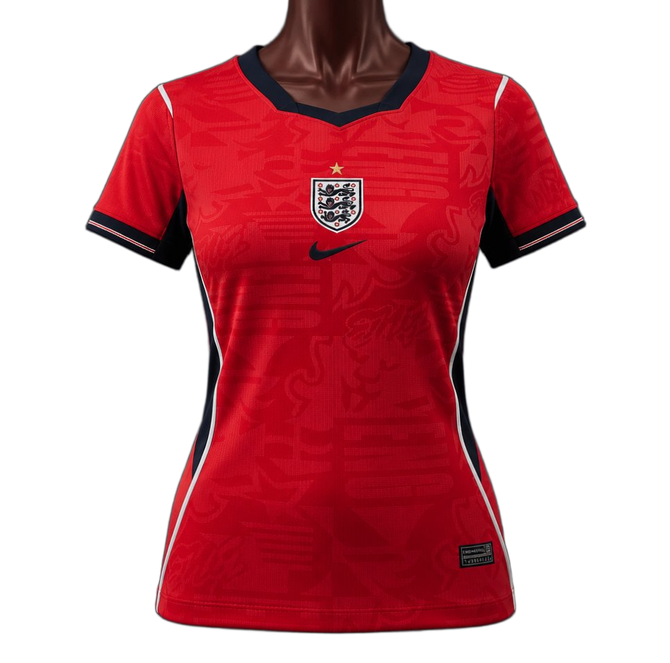 England 2026 Away Jersey – Women's – Red