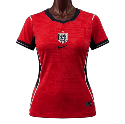 England 2026 Away Jersey – Women's – Red