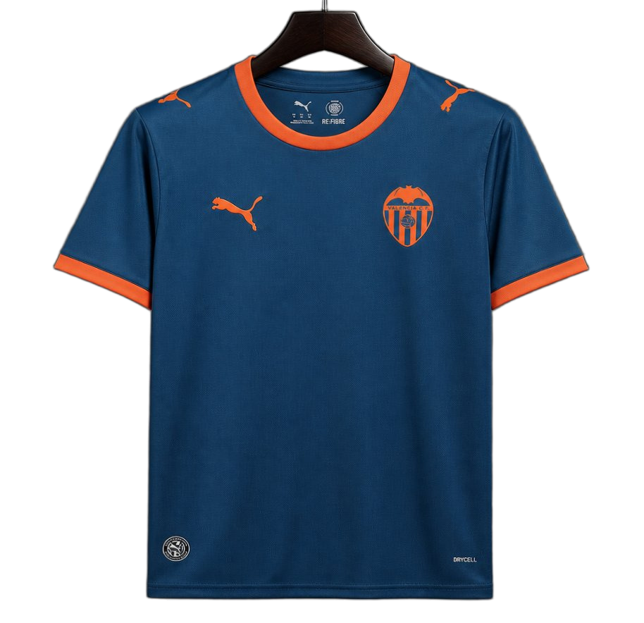 Valencia 2026/27 Away Jersey – Plain Navy