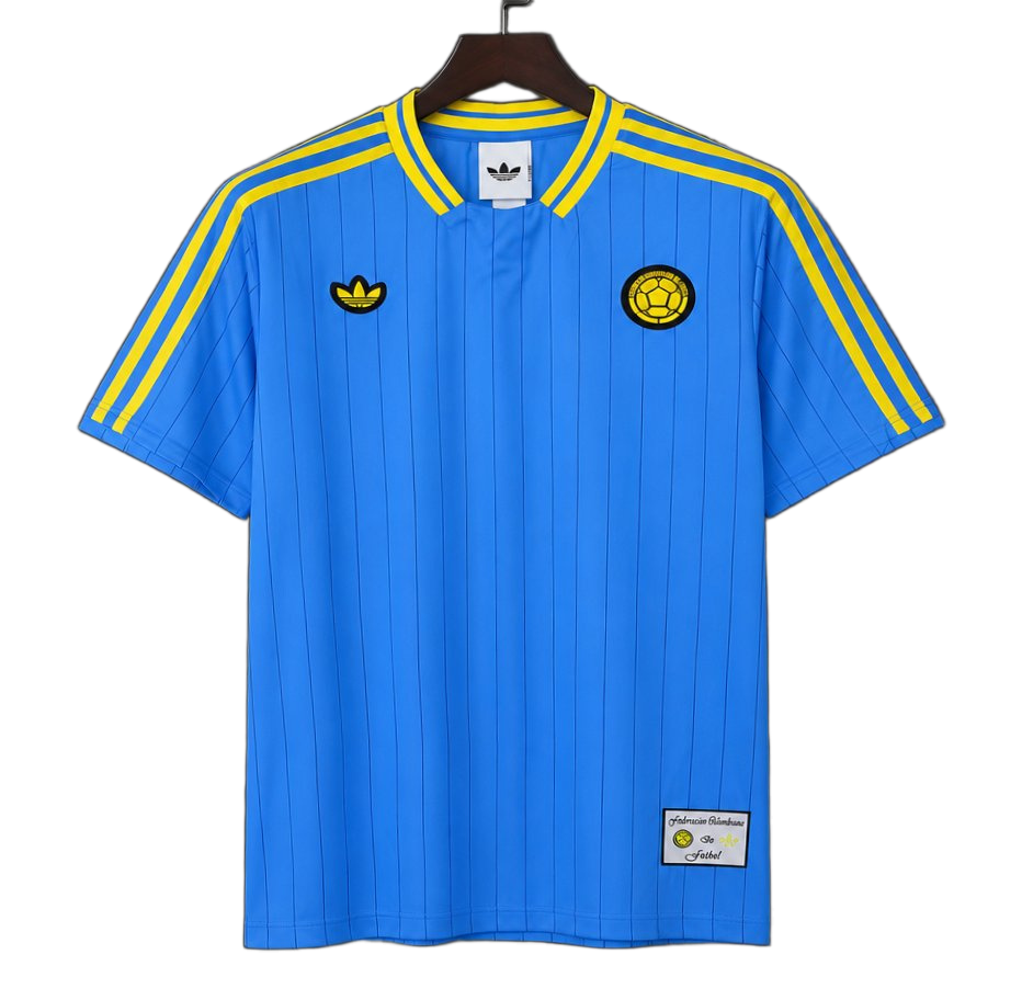 Colombia 2026 Jersey – Blue – Adidas Originals Terrace Icons