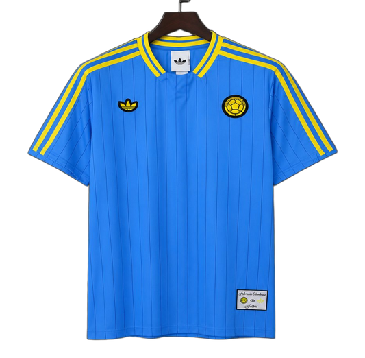 Colombia 2026 Jersey – Blue – Adidas Originals Terrace Icons