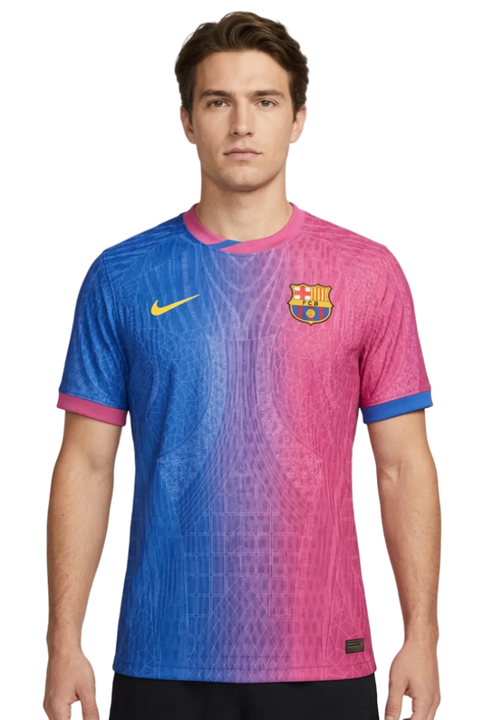 FC Barcelona 2026/27 Jersey – Special Edition – Blue/Pink – Mosaic