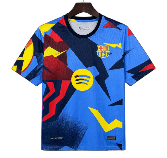FC Barcelona 2026/27 Jersey – Special Edition – Red/Blue/Yellow – Abstract Geometric