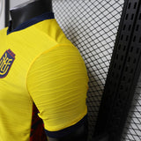 Ecuador 2026 Home Jersey – Player Version – Yellow – Tonal Wave