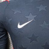 USA 2026 Away Jersey – Player Version – Long Sleeve – Blue/Navy – Tonal Star