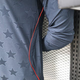 USA 2026 Away Jersey – Player Version – Long Sleeve – Blue/Navy – Tonal Star