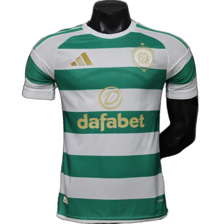 Celtic 2026/27 Home Jersey – Player Version – White/Green